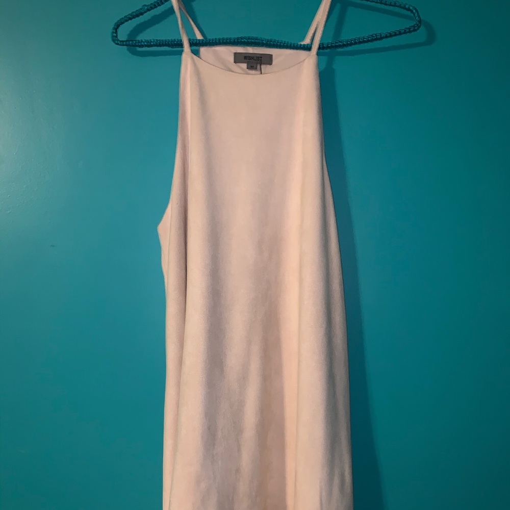 Suede dress